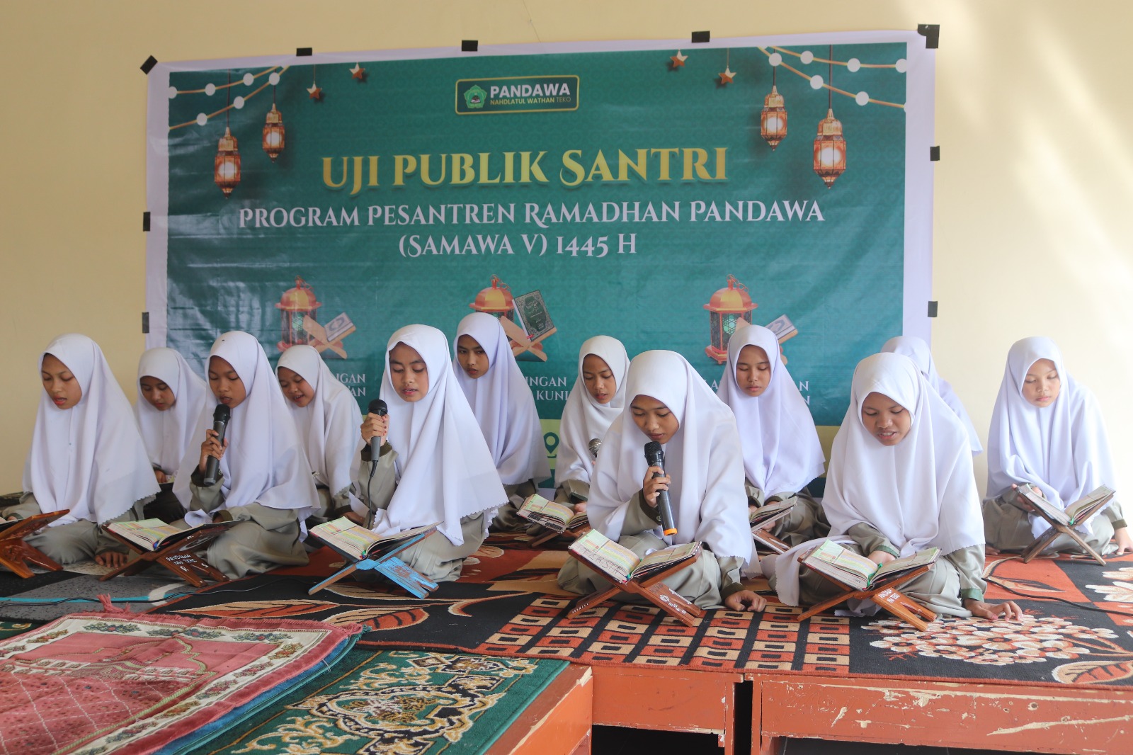 Penutupan Program Samawa V, Ponpes Daruttaqwa Al-Khairiyah NW Teko adakan Uji Publik Santri